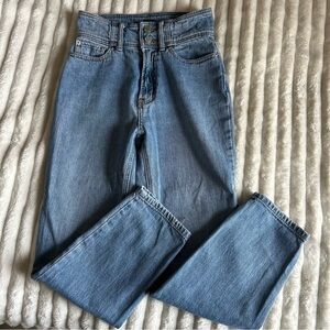 BDG Double Button Womens US24 Classic Blue Denim Jeans